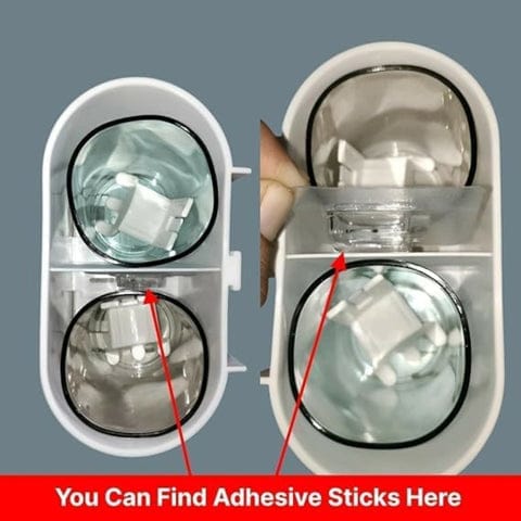 Multifunctional wall-mounted toothbrush holder designed to keep your bathroom neat and organized