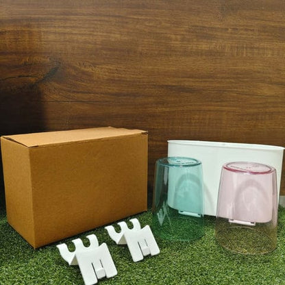Multifunctional wall-mounted toothbrush holder designed to keep your bathroom neat and organized
