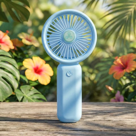 Portable Mini Handheld Fan 1 Pc Rechargeable USB Personal Cooling Fan Compact Travel Friendly High Speed Airflow Fan for Home Office Outdoor and Summer Use